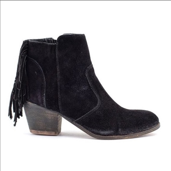 Black suede boots brand new size 7.5 - Picture 2 of 7